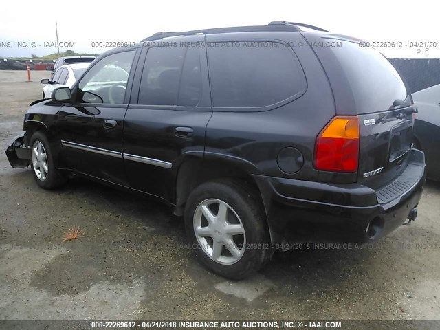 1GKDT13S682223207 - 2008 GMC ENVOY BLACK photo 3