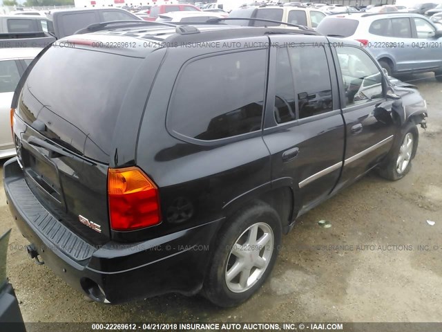 1GKDT13S682223207 - 2008 GMC ENVOY BLACK photo 4