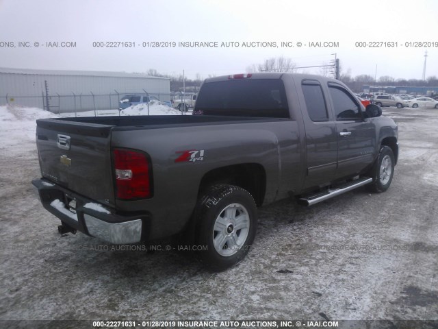 1GCRKSE70DZ144443 - 2013 CHEVROLET SILVERADO K1500 LT TAN photo 4