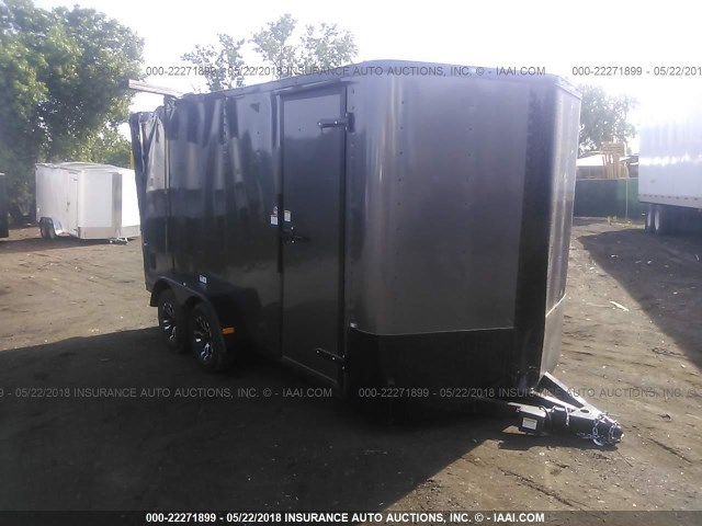 4D6EB1626JC051798 - 2018 CARGO CRAFT ENCLOSED TRAILER  GRAY photo 1