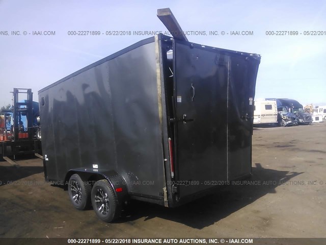 4D6EB1626JC051798 - 2018 CARGO CRAFT ENCLOSED TRAILER  GRAY photo 3