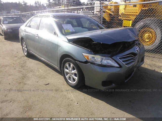 4T4BF3EK8AR085474 - 2010 TOYOTA CAMRY SE/LE/XLE GREEN photo 1