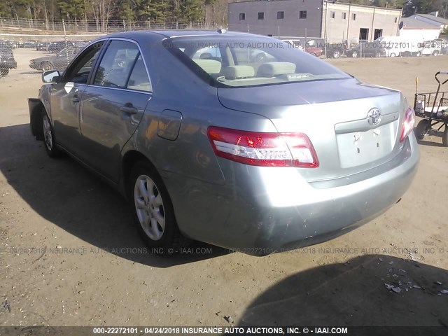 4T4BF3EK8AR085474 - 2010 TOYOTA CAMRY SE/LE/XLE GREEN photo 3