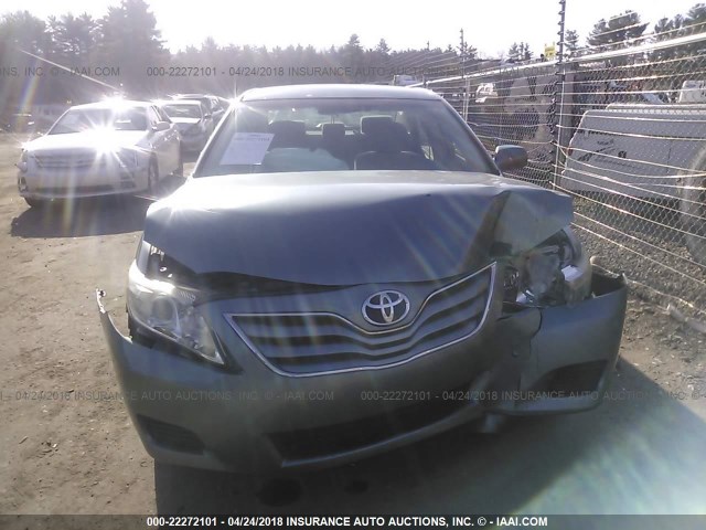 4T4BF3EK8AR085474 - 2010 TOYOTA CAMRY SE/LE/XLE GREEN photo 6