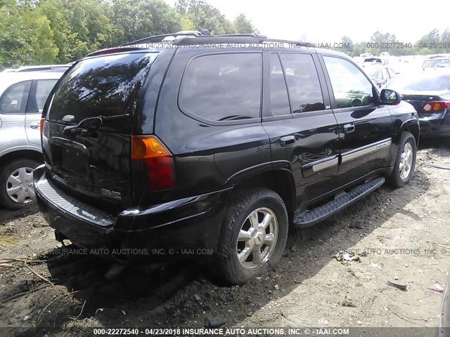 1GKDT13S952338976 - 2005 GMC ENVOY BLACK photo 4