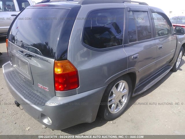 1GKET63M762297459 - 2006 GMC ENVOY DENALI GRAY photo 4