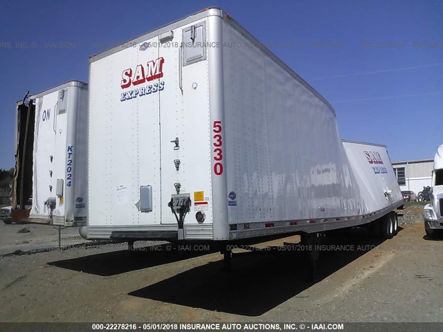 1UYVS253XH7906918 - 2017 UTILITY TRAILER MFG VAN  WHITE photo 2