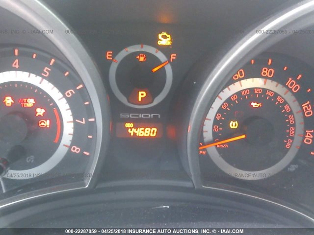 JTKJF5C76C3034027 - 2012 TOYOTA SCION TC SILVER photo 7