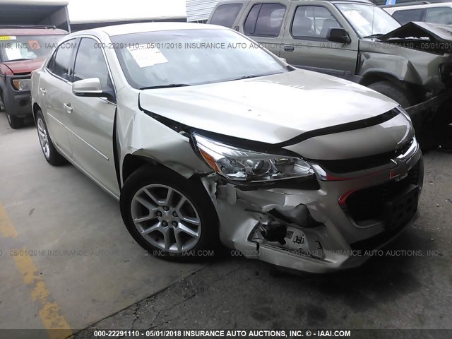 1G11C5SLXFF195782 - 2015 CHEVROLET MALIBU 1LT TAN photo 1
