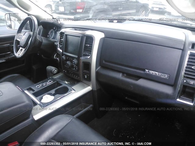 1C6RR7JT6DS554966 - 2013 RAM 1500 LARAMIE SILVER photo 5