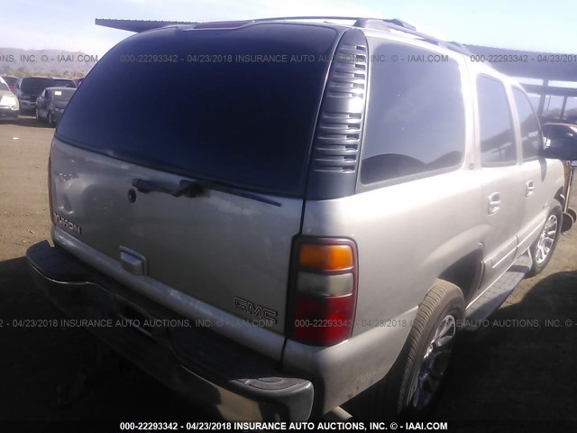 1GKEC13Z02J249610 - 2002 GMC YUKON TAN photo 4