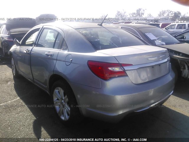 1C3CCBAB0DN647737 - 2013 CHRYSLER 200 LX SILVER photo 3