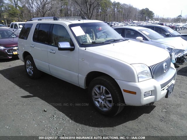 4M2EU48816UJ15505 - 2006 MERCURY MOUNTAINEER PREMIER WHITE photo 1