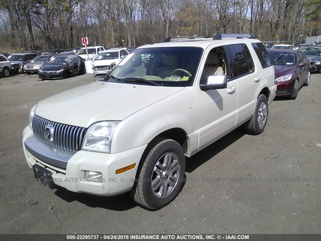 4M2EU48816UJ15505 - 2006 MERCURY MOUNTAINEER PREMIER WHITE photo 2