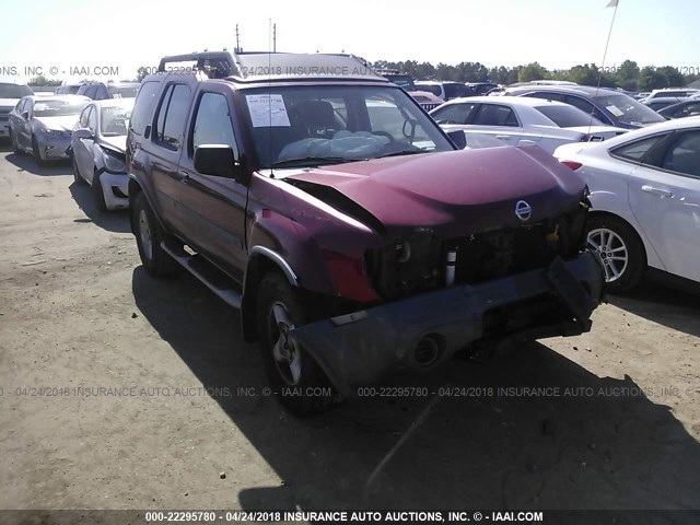 5N1ED28T43C699233 - 2003 NISSAN XTERRA XE/SE RED photo 1