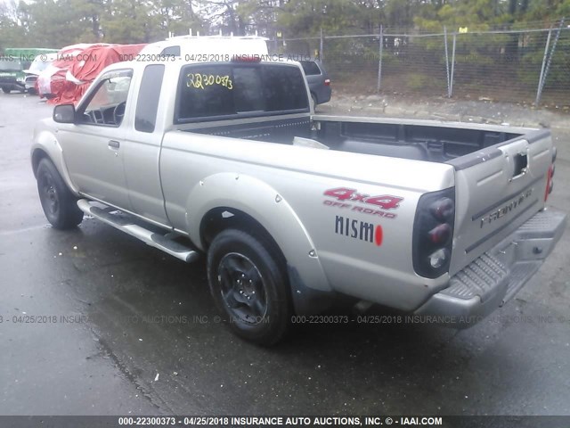1N6ED26Y91C317551 - 2001 NISSAN FRONTIER KING CAB XE/KING CAB SE Champagne photo 3