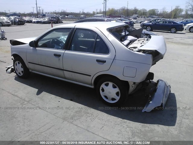 1N4AB41DXWC759954 - 1998 NISSAN SENTRA E/XE/GXE/GLE SILVER photo 3