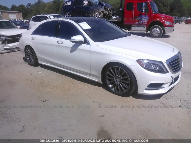 NCS100099 - 2015 MERCEDES-BENZ S 550 4MATIC WHITE photo 1