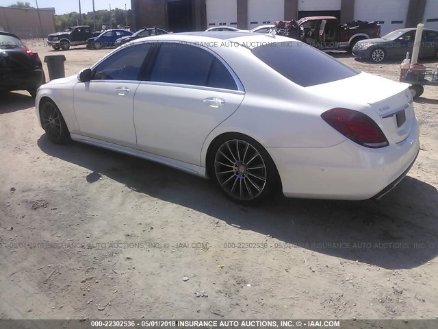 NCS100099 - 2015 MERCEDES-BENZ S 550 4MATIC WHITE photo 3