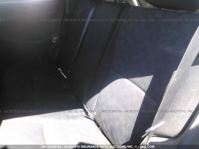 2T1KE40E09C024833 - 2009 TOYOTA COROLLA MATRIX S GRAY photo 8