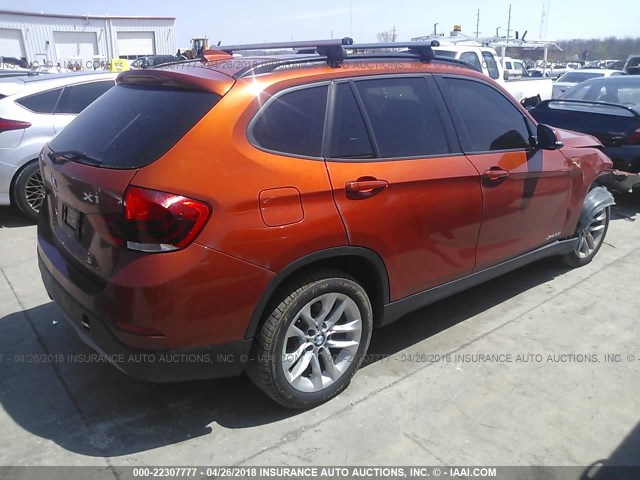 WBAVL1C53FVY31642 - 2015 BMW X1 XDRIVE28I ORANGE photo 4