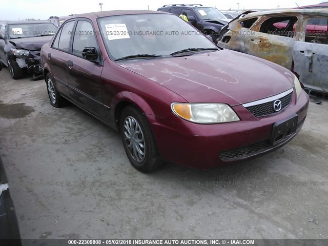 JM1BJ225520514181 - 2002 MAZDA PROTEGE DX/LX/ES RED photo 1