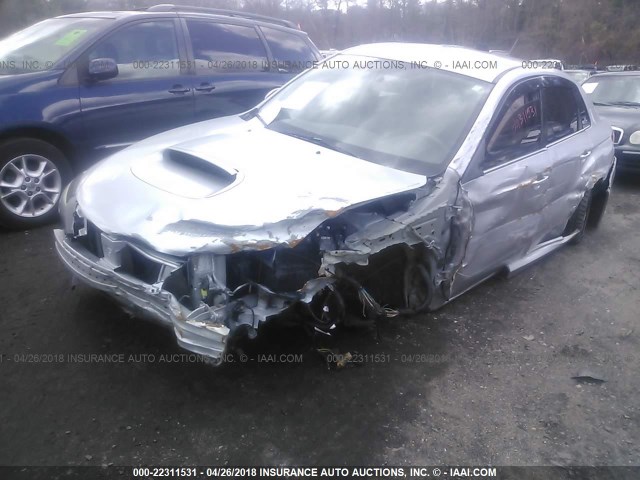 JF1GV7E67BG508147 - 2011 SUBARU IMPREZA WRX SILVER photo 2