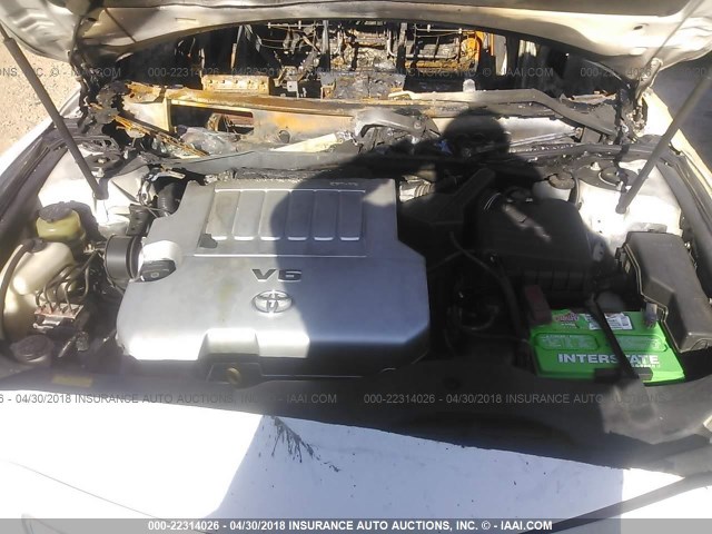 4T1BK46K27U504938 - 2007 TOYOTA CAMRY NEW GENERAT LE/XLE/SE WHITE photo 10