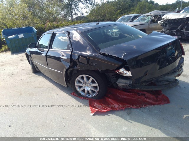 2C3KA63H98H296903 - 2008 CHRYSLER 300C BLACK photo 3