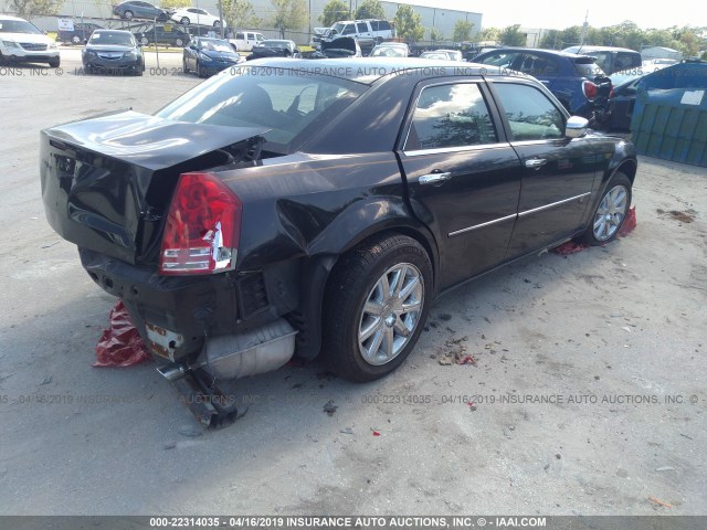 2C3KA63H98H296903 - 2008 CHRYSLER 300C BLACK photo 4