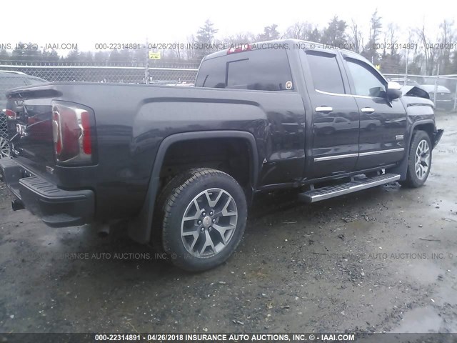 1GTV2NEC8GZ254898 - 2016 GMC SIERRA K1500 SLT GRAY photo 4