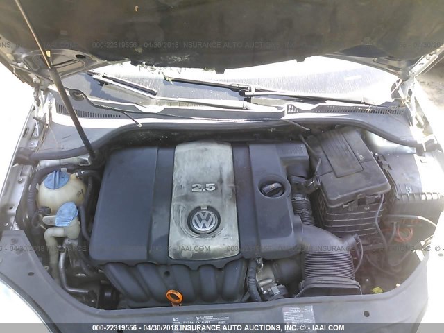 3VWPF71K46M672250 - 2006 VOLKSWAGEN JETTA VALUE SILVER photo 10