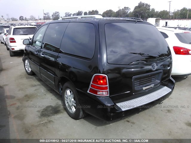 2MRDA20254BJ03623 - 2004 MERCURY MONTEREY BLACK photo 3