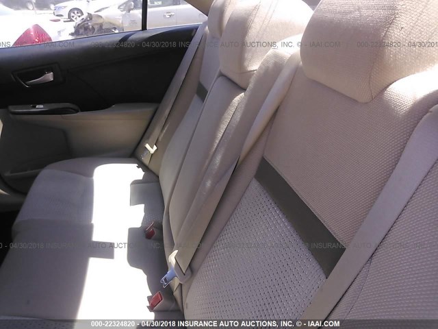 4T4BF1FK0ER412216 - 2014 TOYOTA CAMRY L/SE/LE/XLE 白色 照片 8