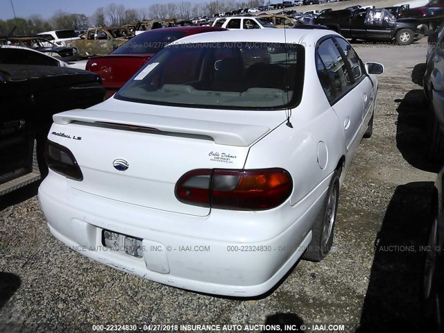 1G1NE52J23M616637 - 2003 CHEVROLET MALIBU LS WHITE photo 4