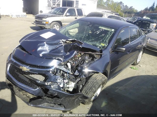 1G11B5SL4EF174525 - 2014 CHEVROLET MALIBU LS BLUE photo 2