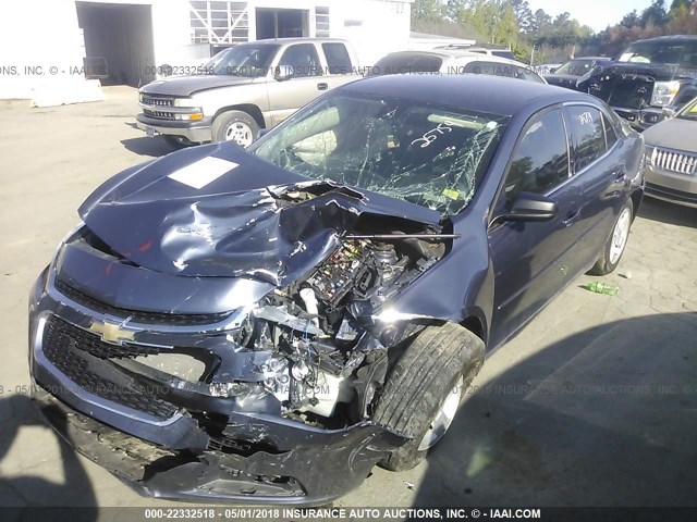 1G11B5SL4EF174525 - 2014 CHEVROLET MALIBU LS BLUE photo 6