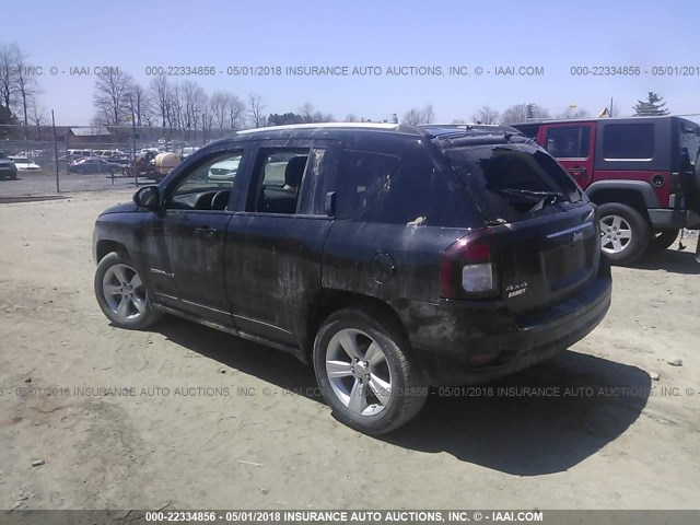 1C4NJDBB2GD686764 - 2016 JEEP COMPASS SPORT BLACK photo 3