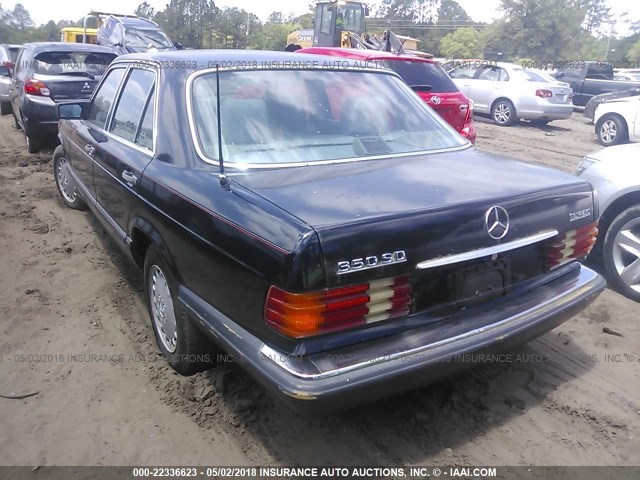 WDBCB34E5MA577247 - 1991 MERCEDES-BENZ 350 SD BLACK photo 3