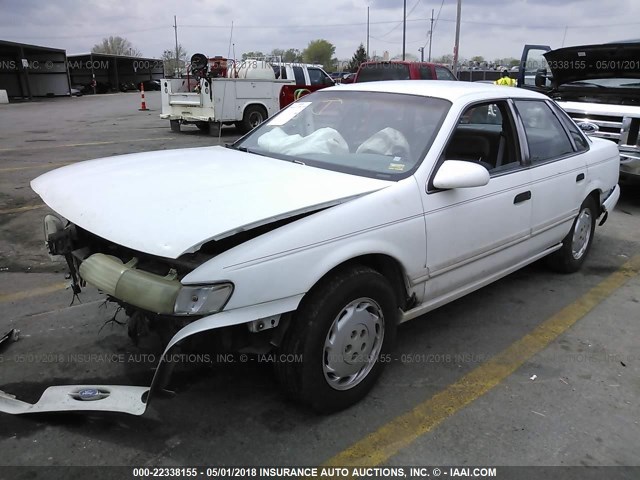 1FALP524XPG120935 - 1993 FORD TAURUS GL WHITE photo 2