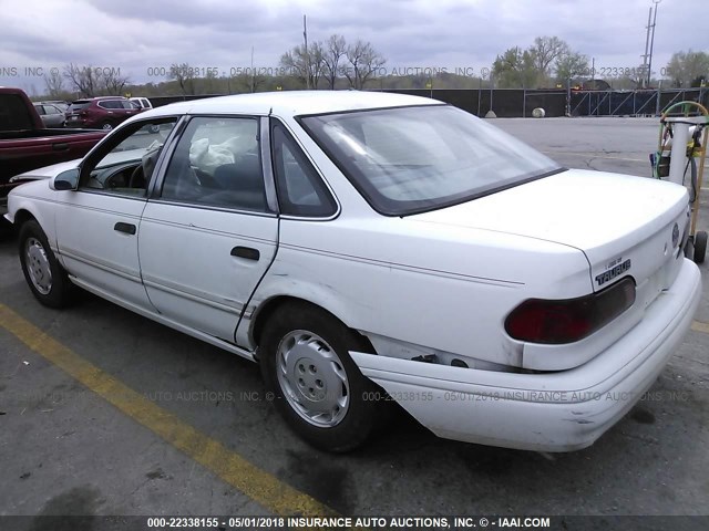 1FALP524XPG120935 - 1993 FORD TAURUS GL WHITE photo 3