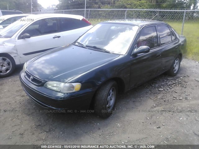 1NXBR12E9XZ264815 - 1999 TOYOTA COROLLA VE/CE/LE 绿色 照片 2