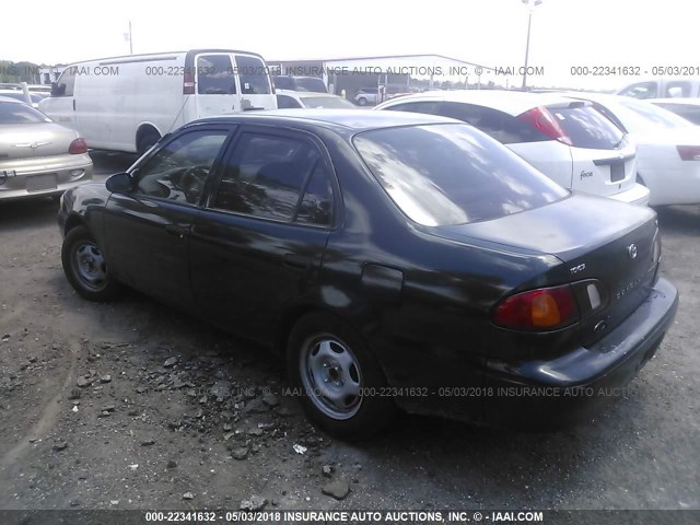 1NXBR12E9XZ264815 - 1999 TOYOTA COROLLA VE/CE/LE 绿色 照片 3