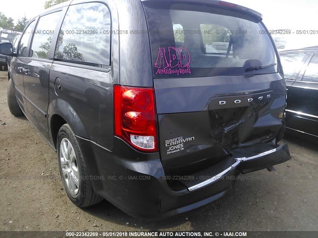 2C4RDGBG9GR203595 - 2016 DODGE GRAND CARAVAN SE GRAY photo 3