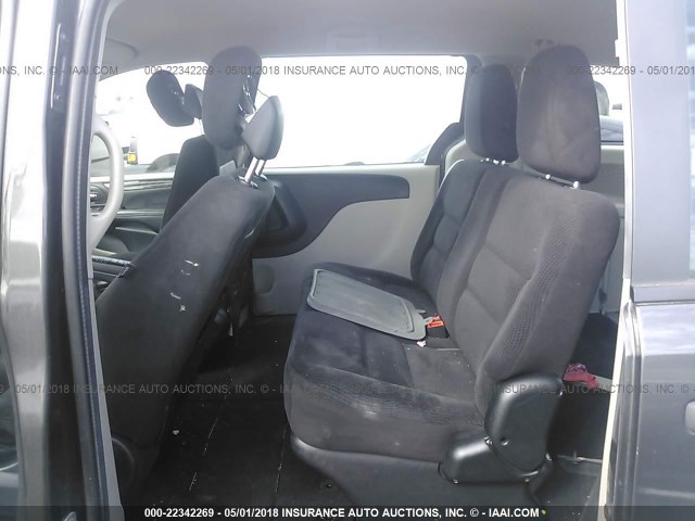 2C4RDGBG9GR203595 - 2016 DODGE GRAND CARAVAN SE GRAY photo 8