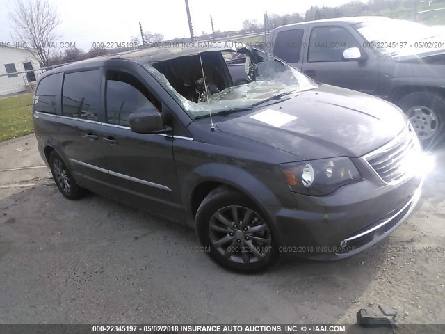 2C4RC1HG3FR676690 - 2015 CHRYSLER TOWN & COUNTRY S GRAY photo 1