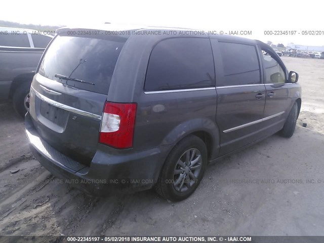 2C4RC1HG3FR676690 - 2015 CHRYSLER TOWN & COUNTRY S GRAY photo 4