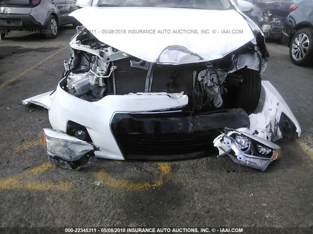 5YFBURHE2FP203780 - 2015 TOYOTA COROLLA L/LE/LE PLS/PRM/S/S PLS WHITE photo 6