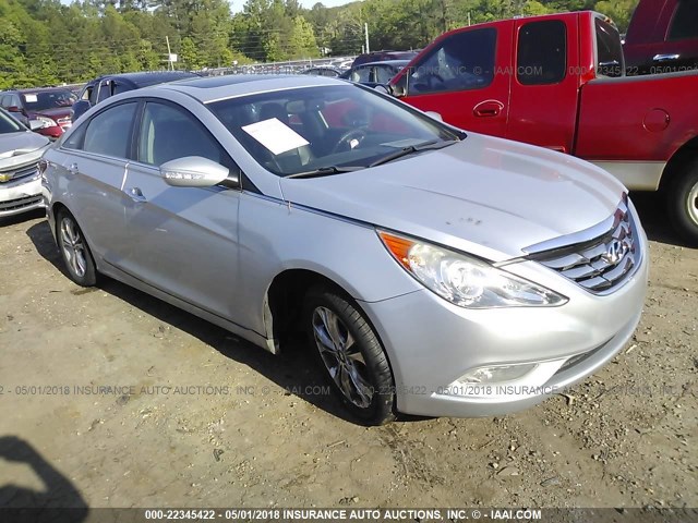 5NPEC4AB2BH303551 - 2011 HYUNDAI SONATA SE/LIMITED SILVER photo 1