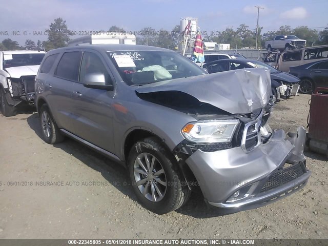 1C4RDHAG9GC502407 - 2016 DODGE DURANGO SXT SILVER photo 1